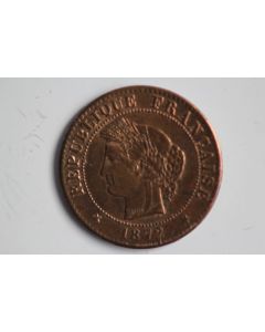Monnaie 1 Centime Cérès 1872 K