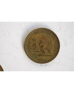 Monnaie 2 francs Louis II 1924 Monaco