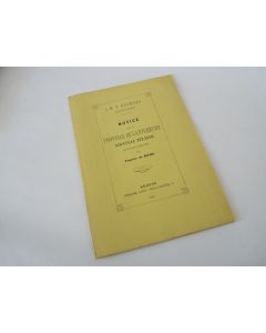 Notice sur la Province de Canterbury Nouvelle Zélande E.  Budé 1866