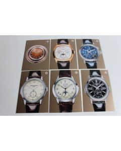 PATEK PHILIPPE 6 cartes postales modèles de montres 
