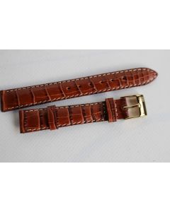 FREDERIQUE CONSTANT Bracelet montre cuir brun 16 mm