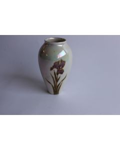 Vase porcelaine Art nouveau Iris