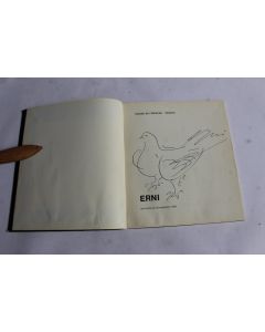 Hans Erni dessin original livre  Erni  Musée de l'Athénée Genève 1965