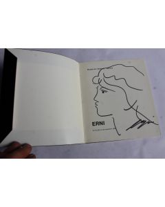 Hans Erni dessin original livre  Erni  du Musée Athénée Genève 1965