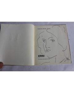 Hans Erni dessin original livre  Erni  du Musée Athénée Genève 1965