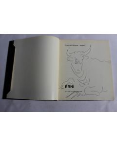 Hans Erni dessin original livre  Erni  du Musée Athénée Genève 1965