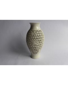 Vase porcelaine ajourée