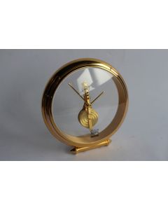 JAEGER LeCOULTRE Pendulette squelette Baguette 8 jours