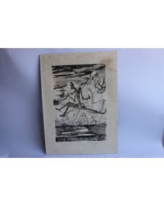 Gravure Maurice CROZET Don Quichotte de la Manche 1931