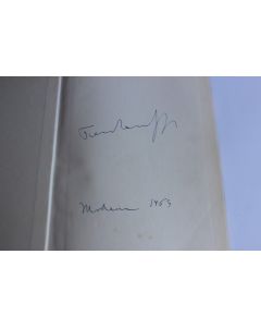 Autographe Piero Taruffi pilote de course automobile