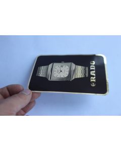 Ancien autocollant publicitaire montre Rado