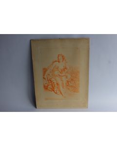 François BOUCHER Gravure lithographiée