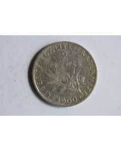 Monnaie argent 2 Francs 1900 TB France