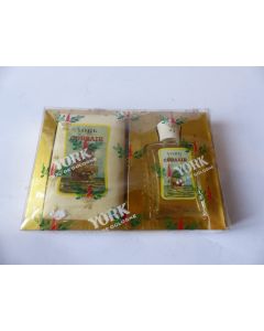 Flacon d'eau de cologne + savon York Corsair