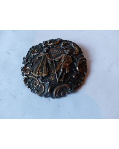 Grand bouton XIXe siècle Napoléon III