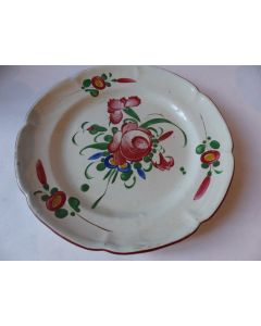 Assiette faience luneville XVIIIe/XIXe siècle