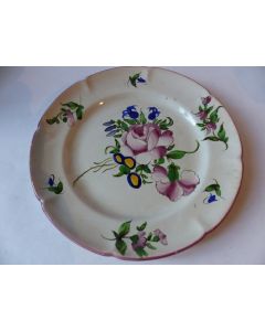 Assiette faience luneville XVIIIe/XIXe siècle