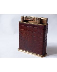 Briquet de table DUPONT Jeroboam croco brun