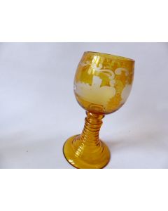 Ancien verre à vin souvenir Allemagne