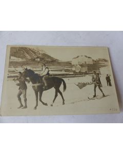 CPA l'hiver a Saint-Moritz sport d'hiver