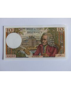 Billet 10 Francs Voltaire type 1963, 4-2-1971