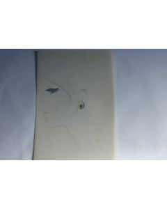 Ancien dessin original bijoux Boucle d'oreilles