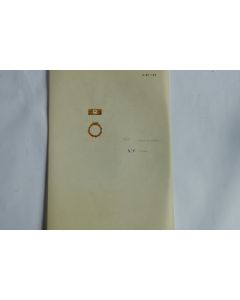Ancien dessin original bijoux Bague