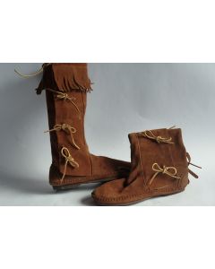 Bottes cuir marron Taos Boots à franges chaussures femmes T41