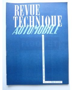 Revue Technique Automobile N°37 1949 Auto Ford V8