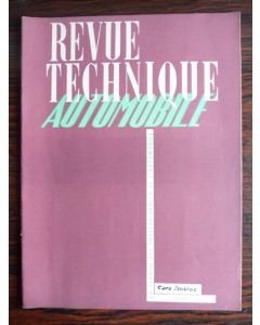 Revue Technique Automobile N°26 1948 Cars Isobloc