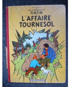 BD Tintin Hergé L'Affaire Tournesol B20 1956