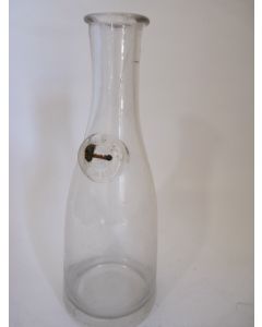  Ancienne bouteille carafe plombée Art populaire 