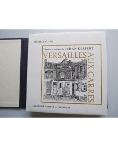 Poème Versailles aux carrés DESPERT Gravures FUCHS 1983