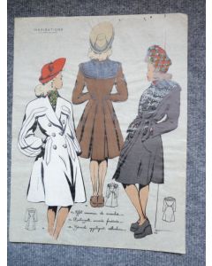Dessin Mode Femme Pin-up 1945