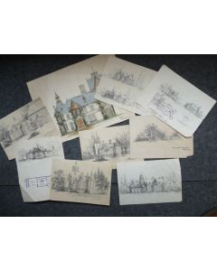 Dessins originaux Château MEZERY Pückler