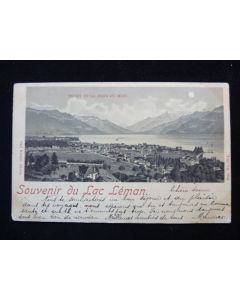 CPA Suisse Vaud Vevey Souvenir du Lac Léman 1903