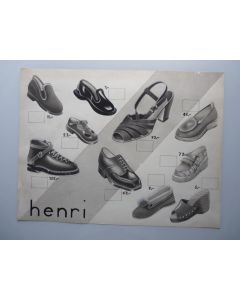 Dessin A. RUFFIEUX Chaussures HENRI