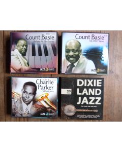 Lot de 4 coffrets de CD Musique Jazz Count Basie Parker