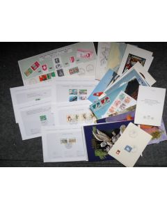 Lot Timbres Suisse Oblitéré Carte