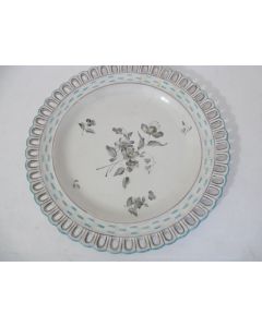 Assiette faïence Gallé St Clément