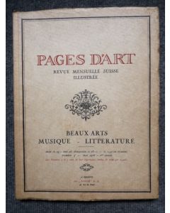 Pages d'Art Suisse Mai 1916