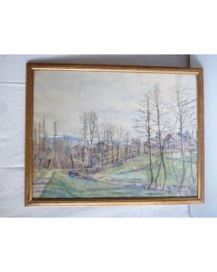 Tableau Peinture ZIEGLER Paysage Suisse