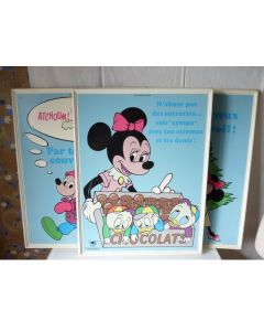 Tableau MICKEY Walt Disney Panneau éducatif