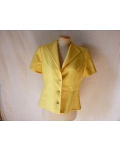 VALENTINO veste vintage coton Jaune T 46