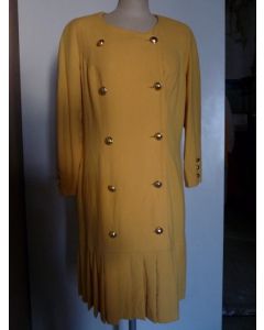 Robe BON GENIE Genève jaune T 40