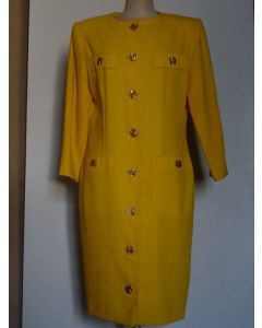 Robe BON GENIE Genève jaune T 40