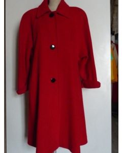 Manteau DAQUIN PARIS laine et cachemire rouge T 42