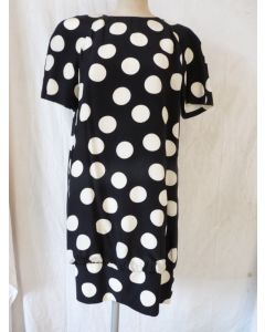 Robe NIPON BOUTIQUE noire à pois T 38
