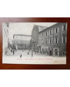 CPA Italie AREZZO Piazza Umberto I Chiesa di S. Francesco