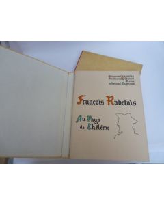 Livre signé Au Pays de Thélème François RABELAIS Gravures DUBREUIL 1950